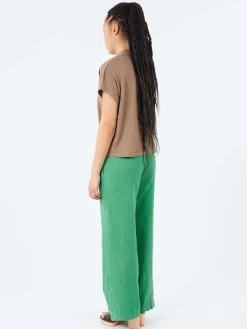 Merz b. Schwanen - WLINEN03 Polo Shirt in Faded Grain