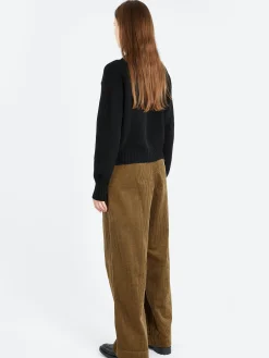 Merz b. Schwanen - WLOCC01 Women's Crew Neck Pullover in Black