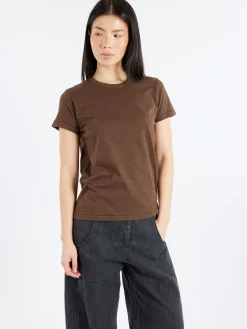 Merz b. Schwanen - Women's Relaxed T-Shirt in Chocolate