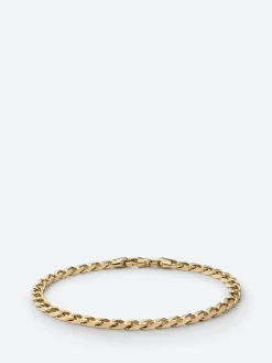 Miansai - 4mm Cuban Chain Bracelet in Polished Gold