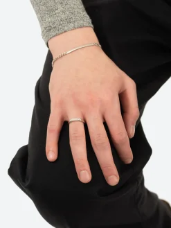 Miansai - 3mm ID Chain Bracelet in Matte Silver