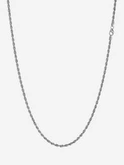Miansai - 2.4mm Rope Chain Necklace in Sterling Silver