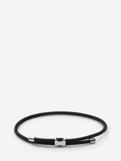 Miansai - Orson Pull Bungee Rope in Black Silver