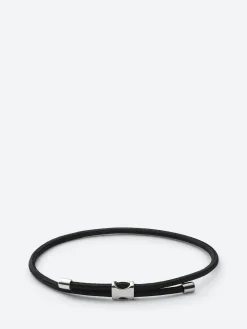 Miansai - Orson Pull Bungee Rope in Black Silver