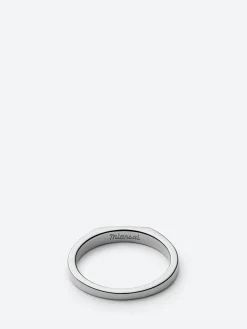 Miansai - Thin Geo Diamond Ring in Polished Silver