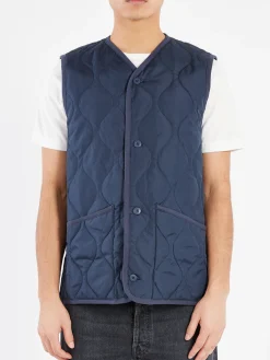 Military V-Neck Button Down Vest