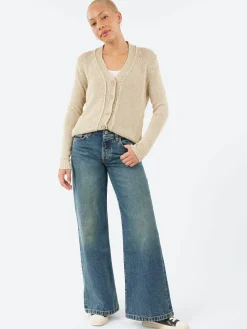 MJ Watson - 2541 Cardigan in Flax