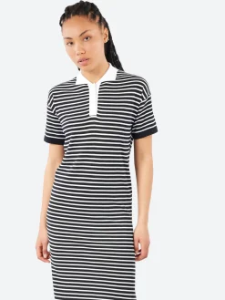 MJ Watson - 2530 Dress in Navy and White