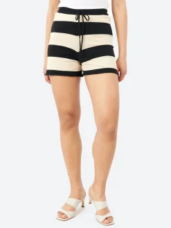 MJ Watson - 2521 Shorts in Black and Oat