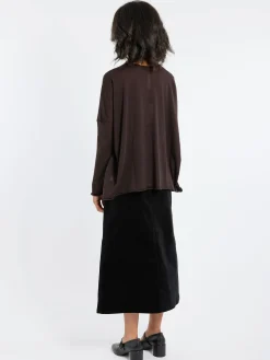 MJ Watson - Boat Neck Pullover in Walnut