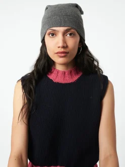 MJ Watson - Cashmere Beanie in Grey