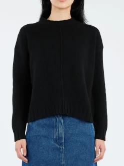 MJ Watson - Cashmere Blend Crewneck in Black