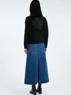 MJ Watson - Cashmere Blend Crewneck in Black