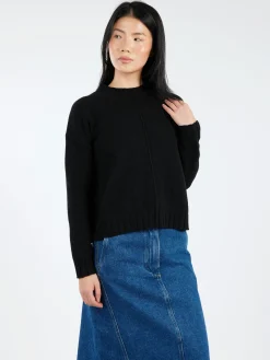 MJ Watson - Cashmere Blend Crewneck in Black