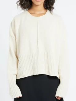 MJ Watson - Cashmere Blend Sweater in Natural