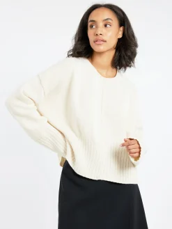MJ Watson - Cashmere Blend Sweater in Natural