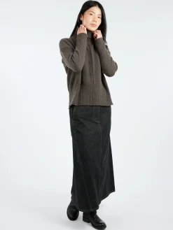 MJ Watson - Cashmere Blend Turtleneck in Walnut