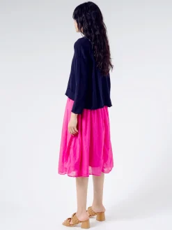 MJ Watson - V Neck Pullover in Navy