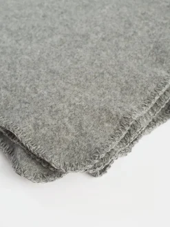 MJ Watson - Wool Cashmere Scarf in Grey