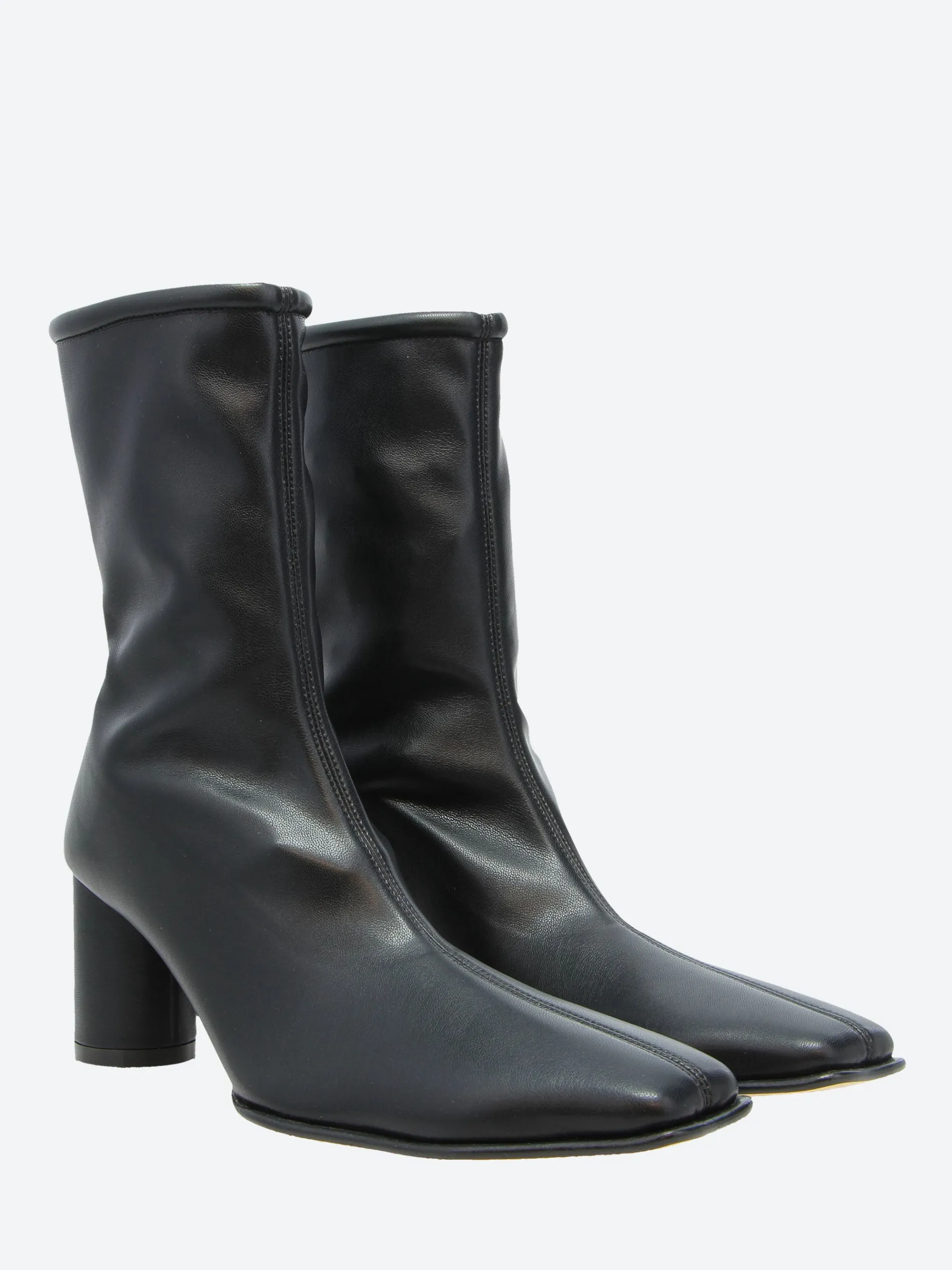 MM6 Maison Margiela - Anatomic Ankle Boots in Black