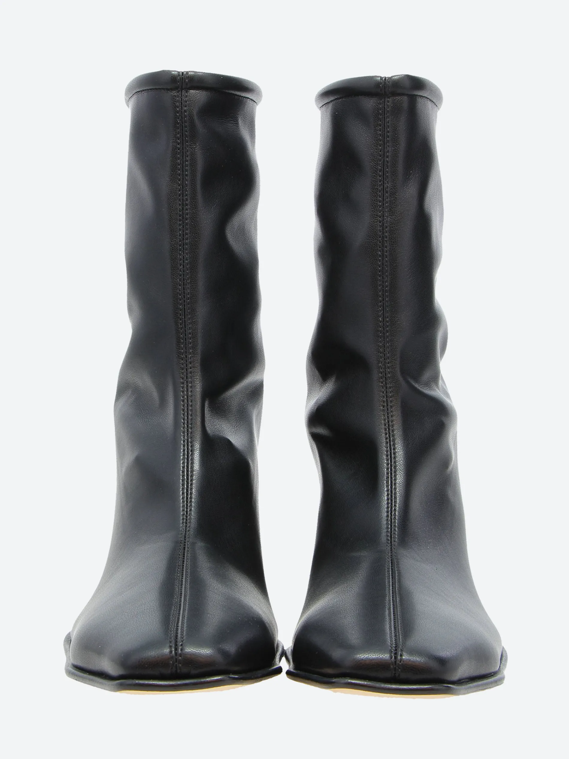 MM6 Maison Margiela - Anatomic Ankle Boots in Black