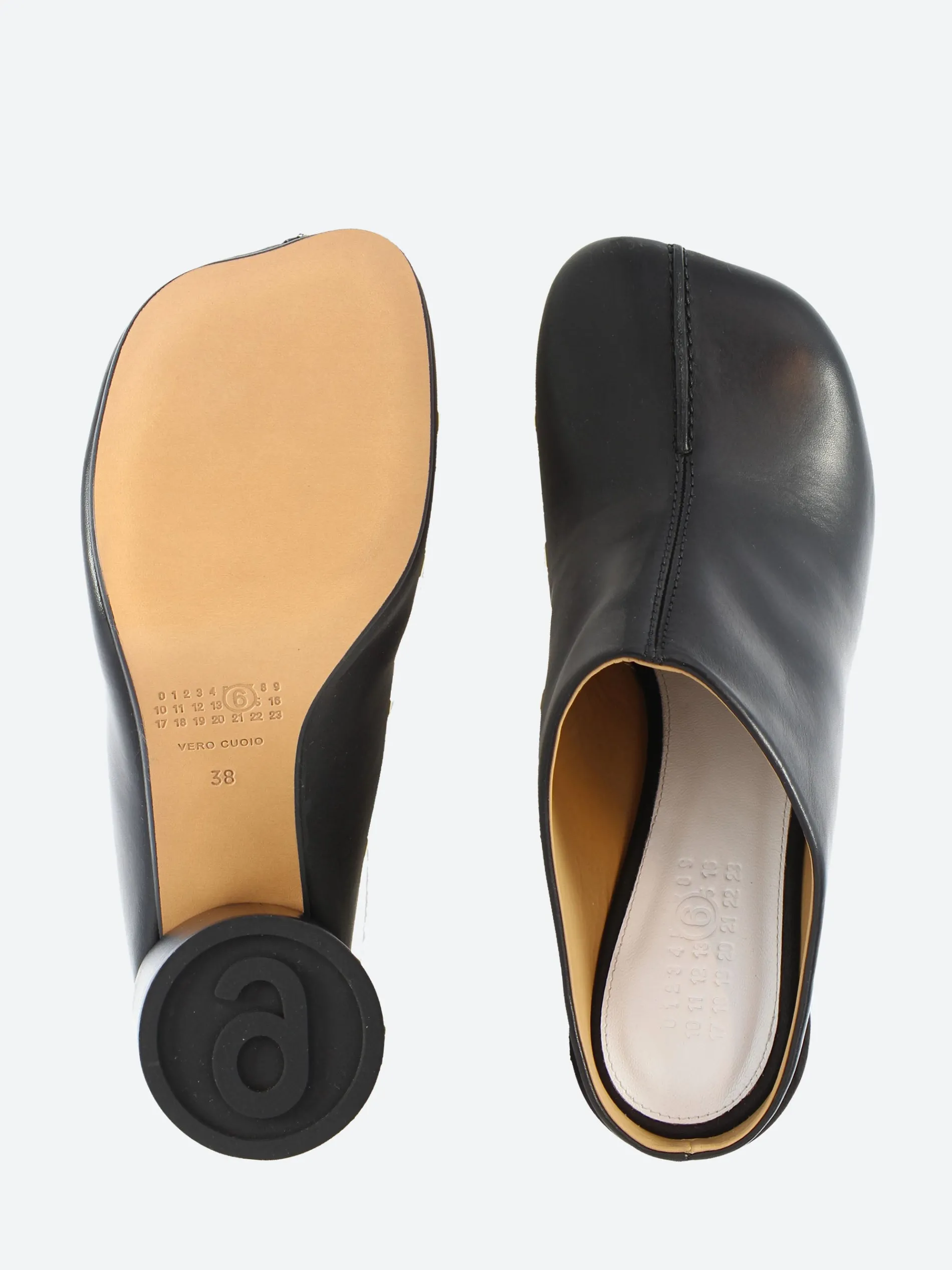 MM6 Maison Margiela - Heeled Mule in Black