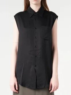 MM6 Maison Margiela - Lining Look Shirt in Black