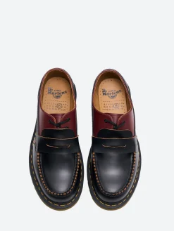 MM6 Maison Margiela x Dr. Martens - 1461 Penton Mash Up in Black and Cherry