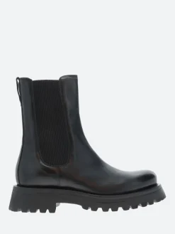 Moma - 74302 Chelsea Boots in Nero Cusna