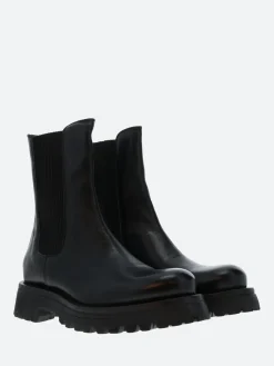 Moma - 74302 Chelsea Boots in Nero Cusna