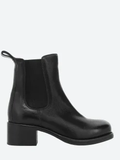 Moma - 72302 Chelsea Boots in Nero Cusna