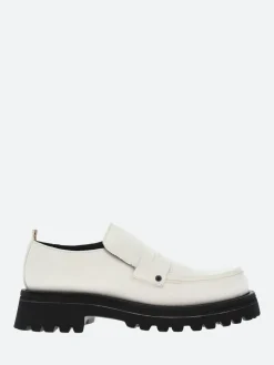Moma - 74301 Loafer in Bianco Cusna