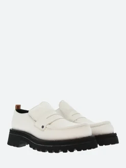 Moma - 74301 Loafer in Bianco Cusna