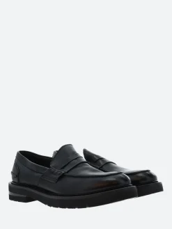 Moma - 60306 Loafers in Nero Cusna