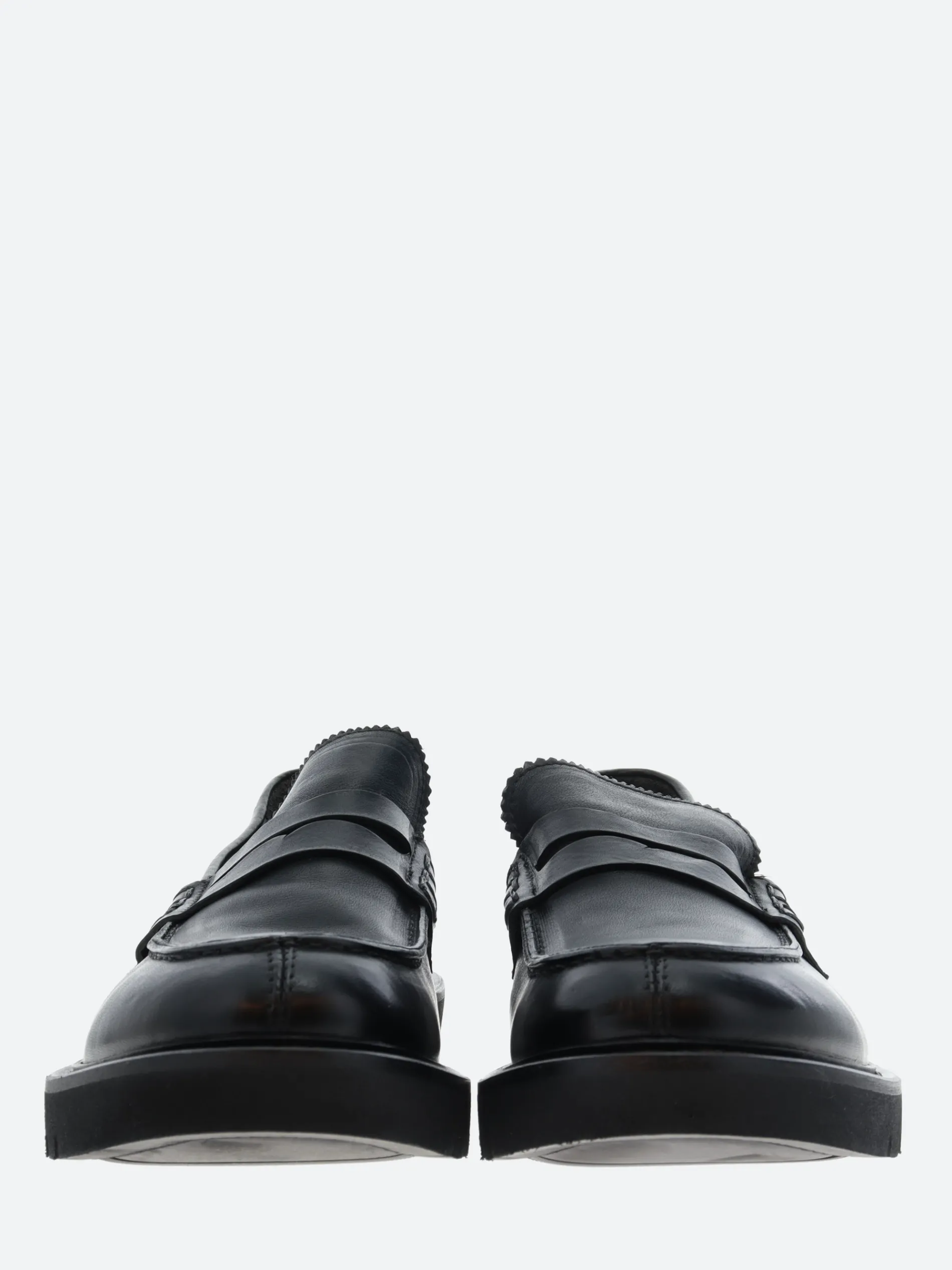 Moma - 60306 Loafers in Nero Cusna