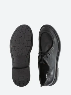 MOMA - 52401A Derby Shoe in Nero Cusna