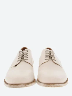 Moma - 1AS025 Derby Shoe in Milk White Toscana