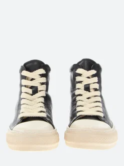 Moma - 32502B High Top Sneakers in Nero Vintage
