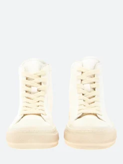 Moma - 32502B High Top Sneakers in Bianco Vintage