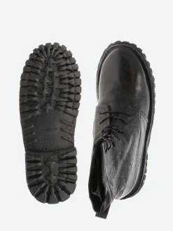 Moma - 1BW176 Lace-Up Boots in Nero Buffalo