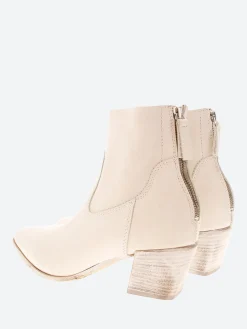 Moma - 1CS113 Ankle Boots in Milk White