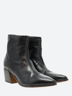 Moma - 1CS113 Ankle Boots in Nero Sombrero