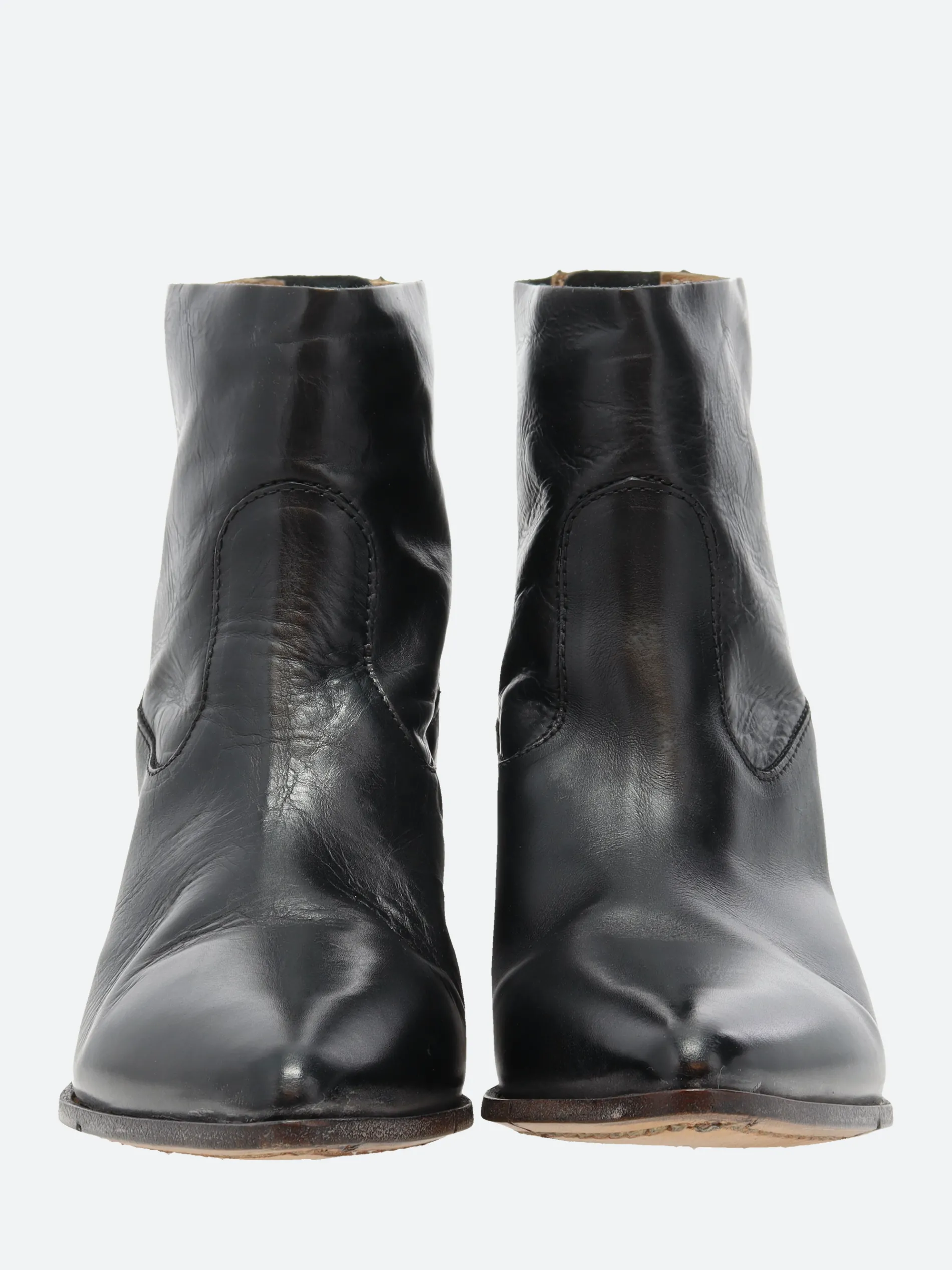 Moma - 1CS113 Ankle Boots in Nero Sombrero