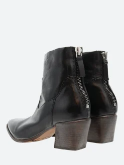 Moma - 1CS113 Ankle Boots in Nero Sombrero