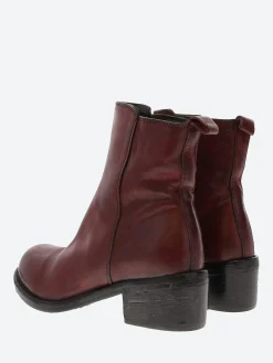 Moma - 1CW241 Ankle Boot in Rosso Cusna