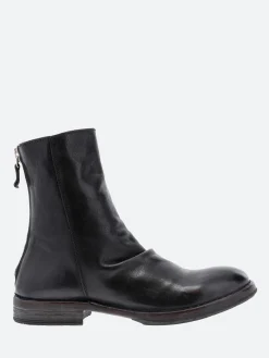 Moma - 1CW002 Ankle Boots in Nero Cusna