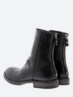 Moma - 1CW002 Ankle Boots in Nero Cusna