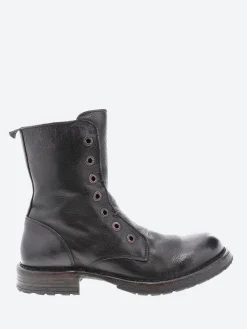 Moma - 1CW005 Ankle Boots in Nero Cusna