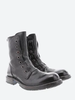 Moma - 1CW005 Ankle Boots in Nero Cusna