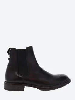 Moma - 1CW062 Chelsea Boot in Nero Cusna